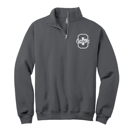 Satsuma Gators Quarter-Zip Sweatshirt - Charcoal Grey